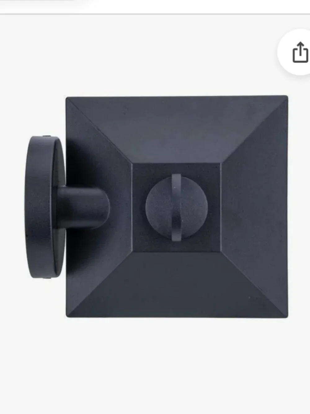 Hampton Bay Ashton 1-Light Outdoor Wall Lantern Sconce Light - Medium Exterior